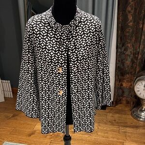 Black and White Park Jacket